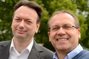 Ernst Graßmann und Frank Weiler. Die Leitung bei Braintop Weiterbildung Fortbildung Ausbildung Umschulungin Köln