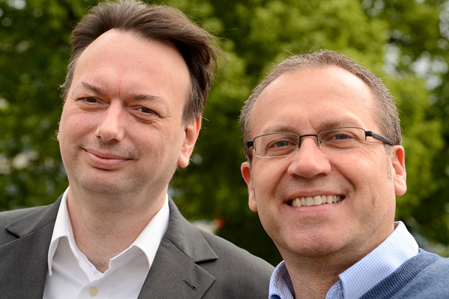 Ernst Graßmann und Frank Weiler. Die Leitung bei Braintop Fortbildung Weiterbildung Ausbildung in Köln