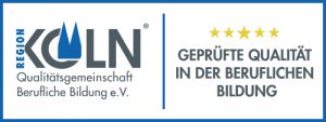 Logo Qualitätsgemeinschaft Berufliche Bildung mit Braintop Fortbildung Weiterbildung Ausbildung in Köln